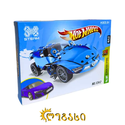 ასაწყობი სათამაშო მანქანა HOT WHEEL: STEAM 